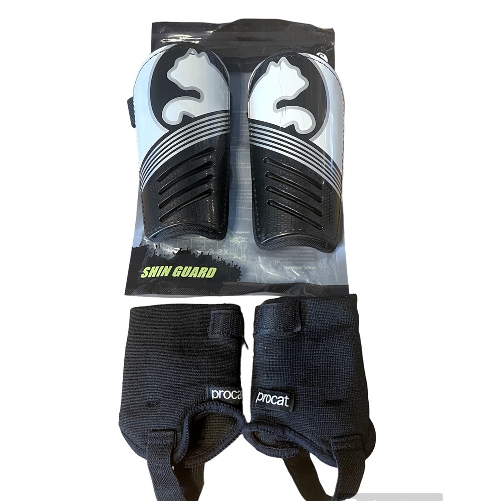 Soccer Shin Guard & Ankle Straps